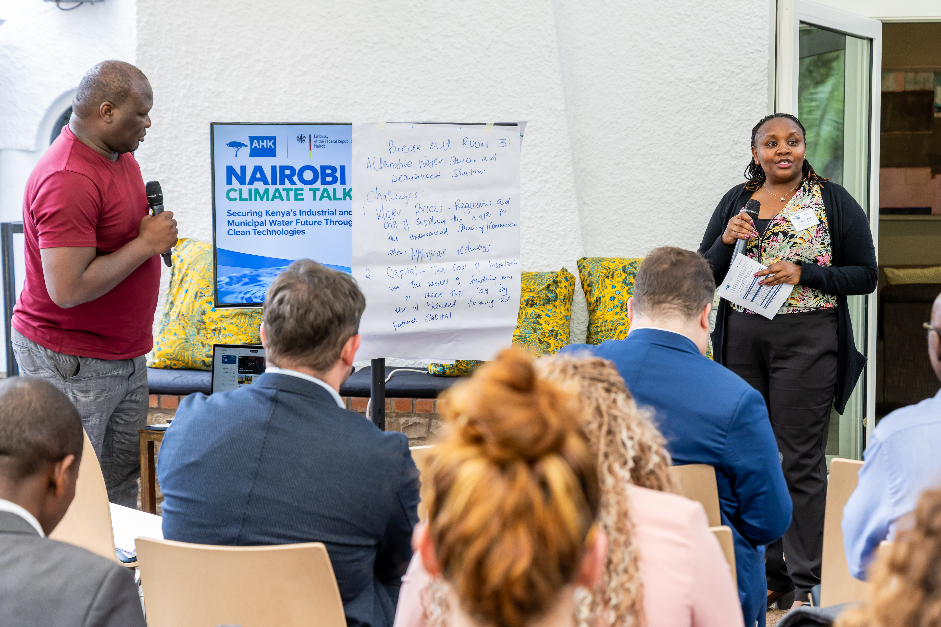 Presentation session at the Nairobi Climate Talks